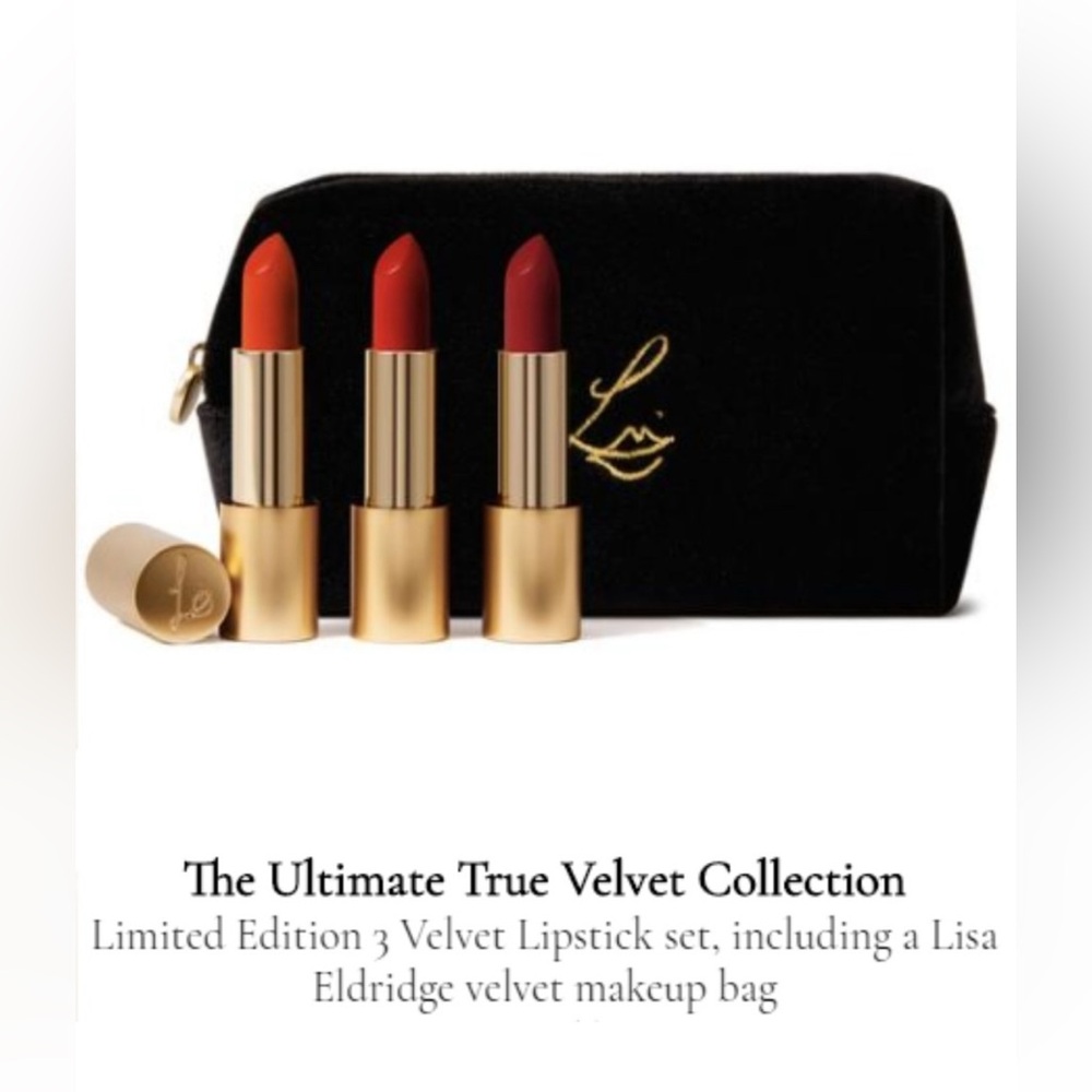 Lida Eldridge Lipstick Set and Make up bag